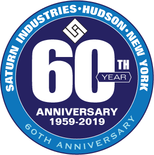 Saturn Industries celebrates its 60th anniversary logo